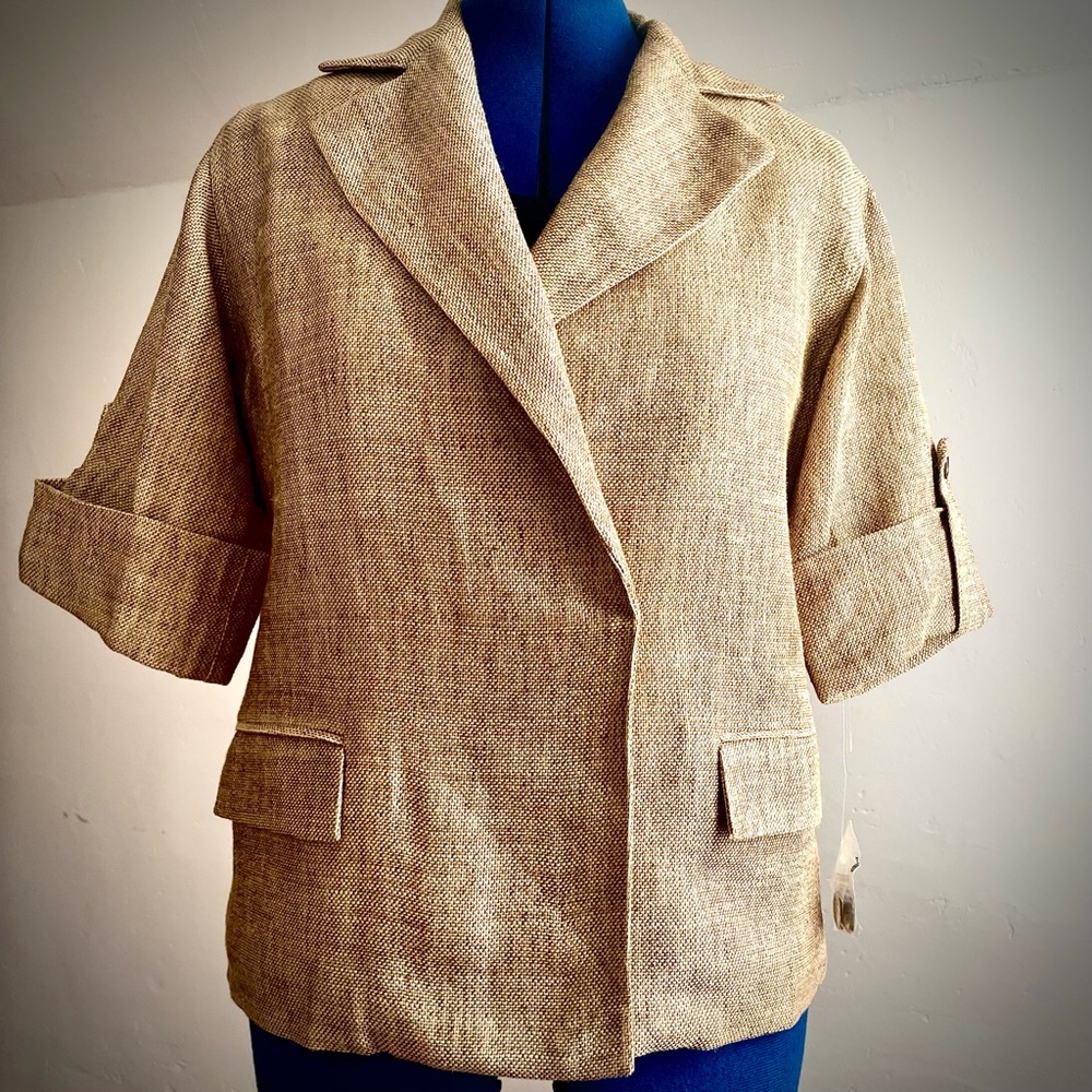 New without tags Anne Klein Jute Blend Blazer